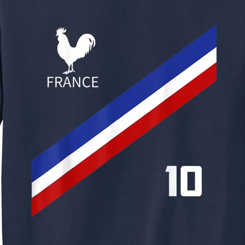 France Jersey Number Ten Soccer French Futbol Club Sweatshirt