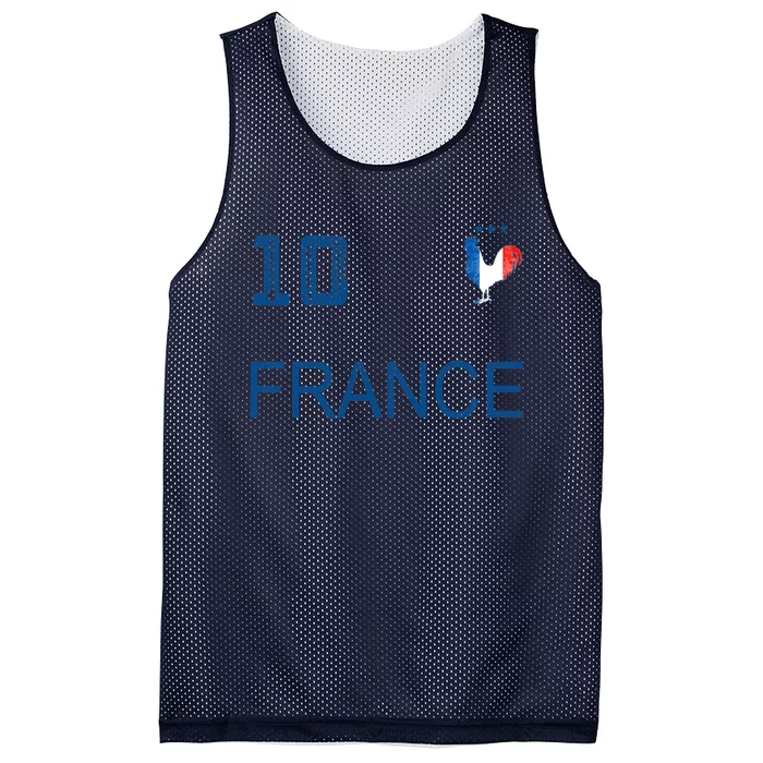 France Jersey Number Ten Soccer French Flag Futebol Fans Mesh Reversible Basketball Jersey Tank