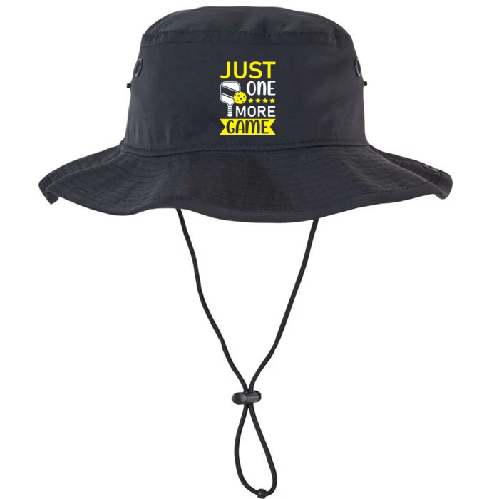 Funny Just One More Game Gift For Sport Fan Pickleball Team Legacy Cool Fit Booney Bucket Hat