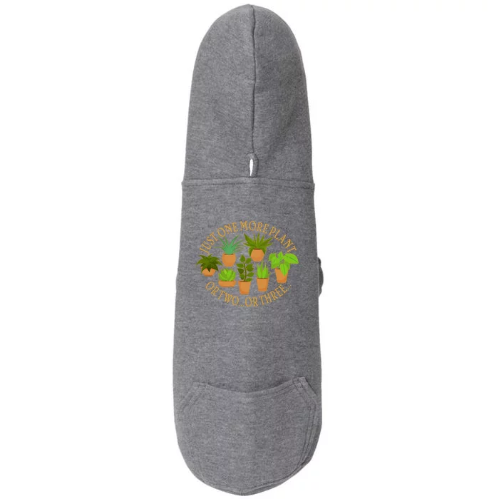 Funny Just One More Plant Or Two Or Three Doggie 3-End Fleece Hoodie