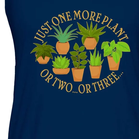 Funny Just One More Plant Or Two Or Three Ladies Essential Flowy Tank