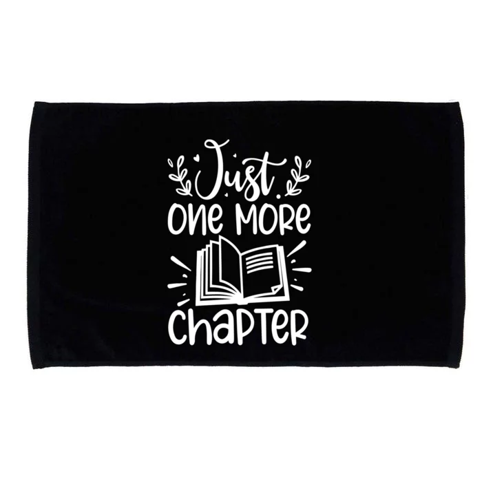 Funny Just One More Chapter Book Lovers Gift Microfiber Hand Towel