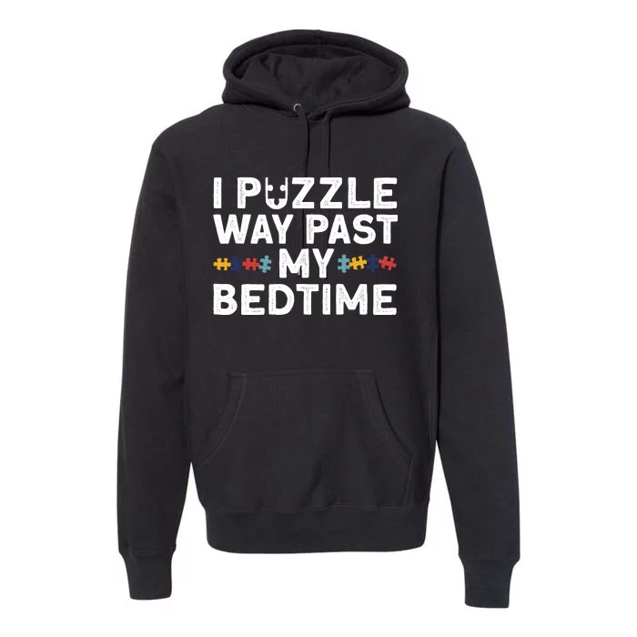 Funny Jigsaw Puzzle For Puzzle Piece Puzzle Lovers Premium Hoodie