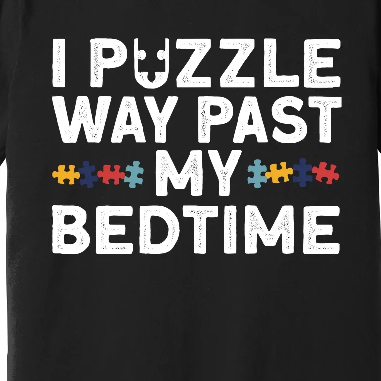 Funny Jigsaw Puzzle For Puzzle Piece Puzzle Lovers Premium T-Shirt