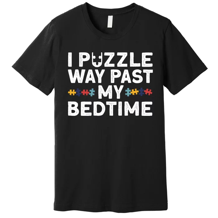 Funny Jigsaw Puzzle For Puzzle Piece Puzzle Lovers Premium T-Shirt