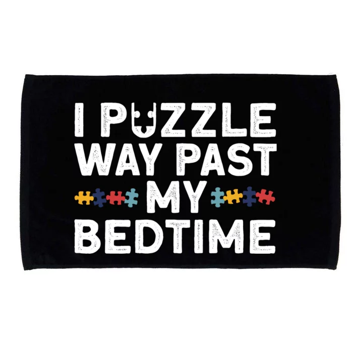 Funny Jigsaw Puzzle For Puzzle Piece Puzzle Lovers Microfiber Hand Towel