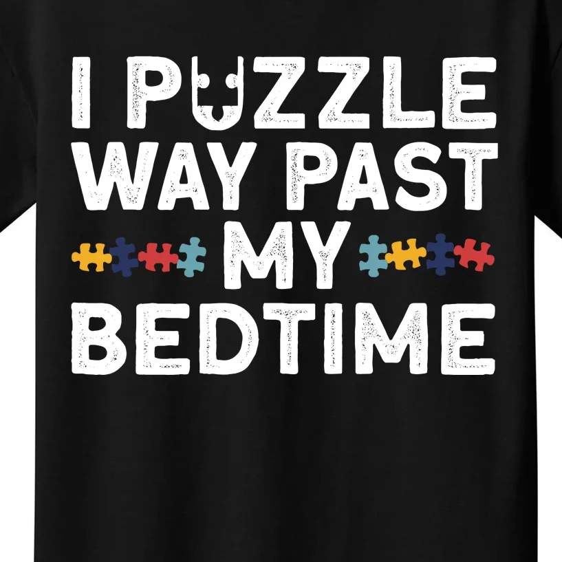 Funny Jigsaw Puzzle For Puzzle Piece Puzzle Lovers Kids T-Shirt