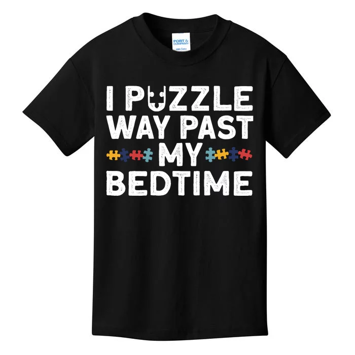 Funny Jigsaw Puzzle For Puzzle Piece Puzzle Lovers Kids T-Shirt