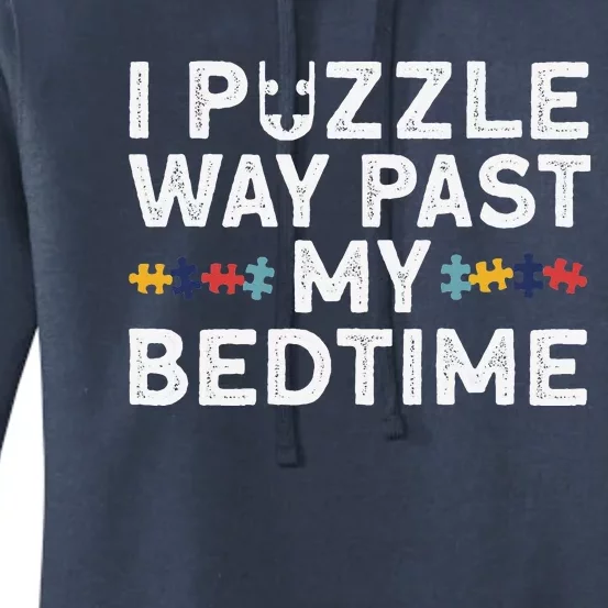 Funny Jigsaw Puzzle For Puzzle Piece Puzzle Lovers Women's Pullover Hoodie