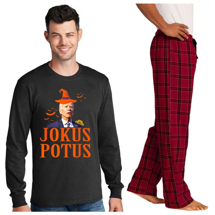 Funny Jokus Potus Halloween Biden Long Sleeve Pajama Set