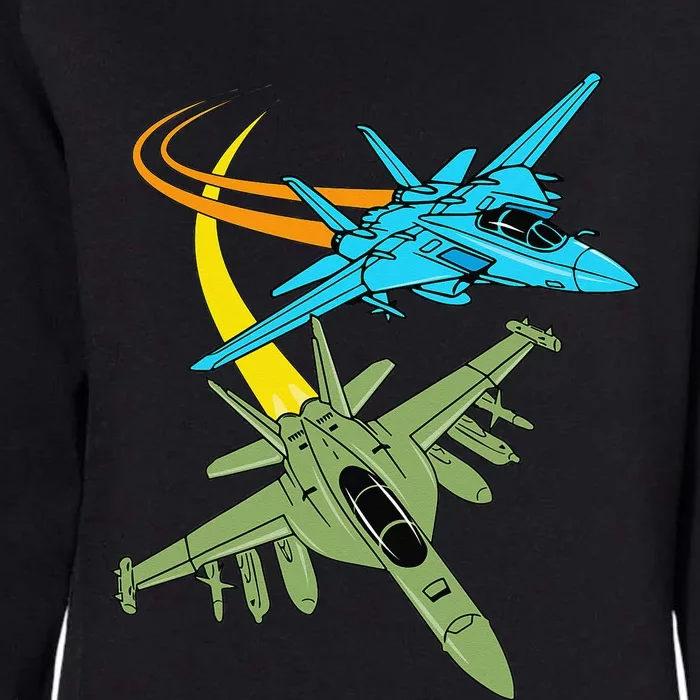 Fighter Jet Plane Future Pilot Aviation Airplanes Aircraft Womens California Wash Sweatshirt