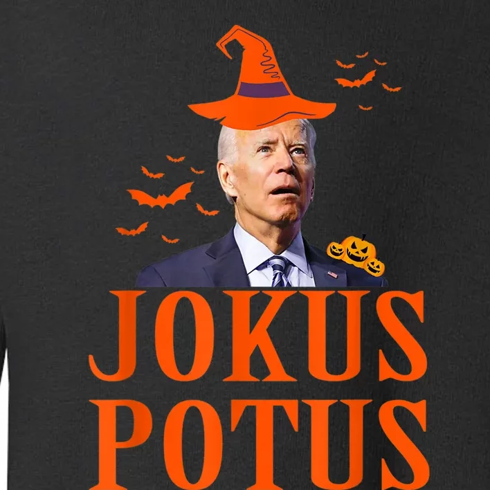 Funny Jokus Potus Halloween Biden Apparel Toddler Sweatshirt