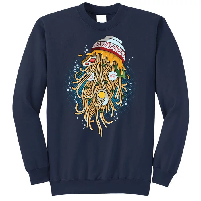 Funny Jellyfish Ramen Bowl Sweatshirt