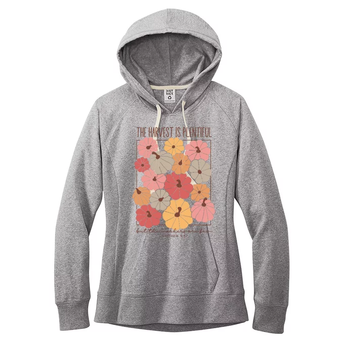 Fall Jesus Religious Pumpkin Women's Fleece Hoodie