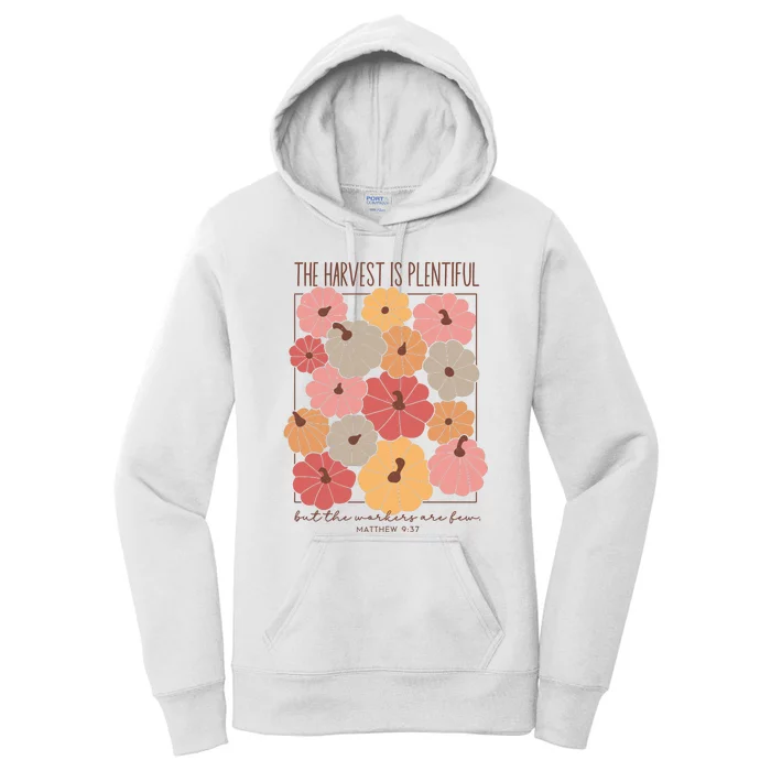 Fall Jesus Religious Pumpkin Women's Pullover Hoodie