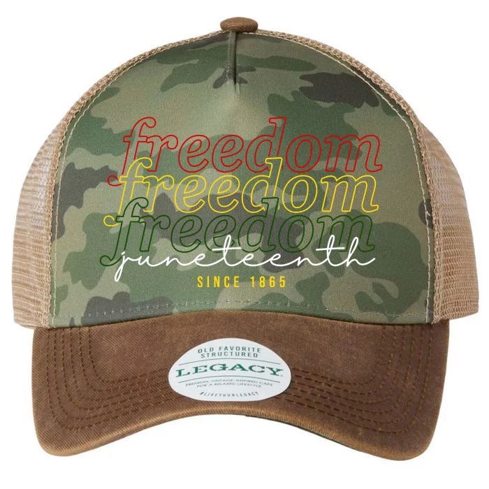 Freedom Juneteenth Since 1865 Legacy Tie Dye Trucker Hat