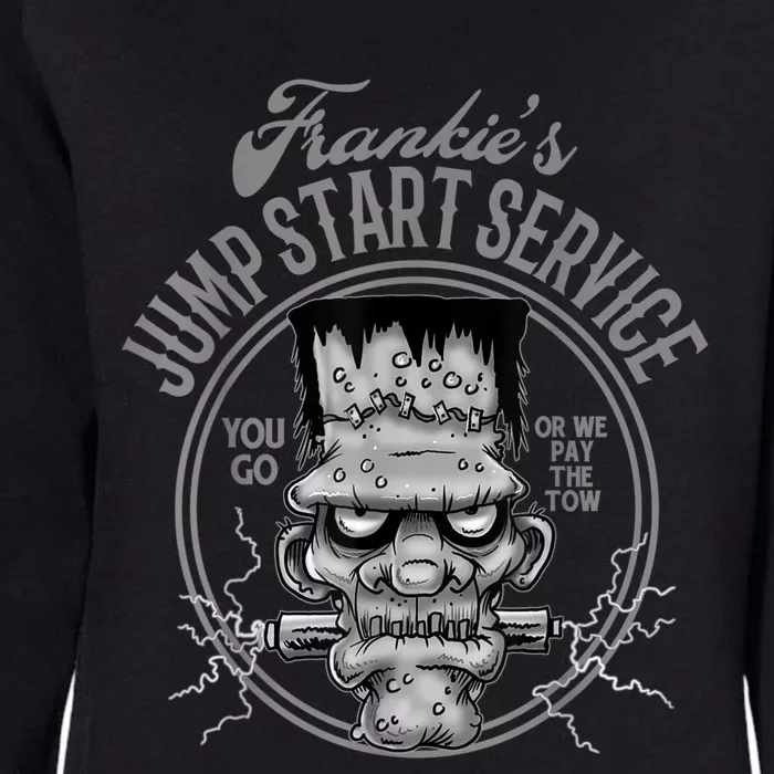 Frankie's Jump Start Service Hot Rod Rat Rod Womens California Wash Sweatshirt