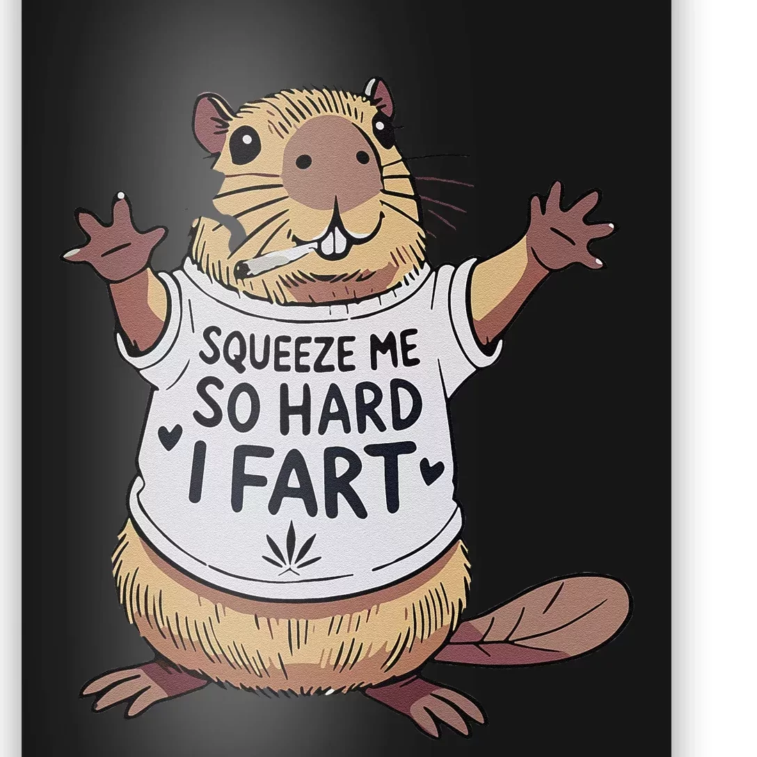 Funny Joke Squeeze Me So Hard I Fart Poster