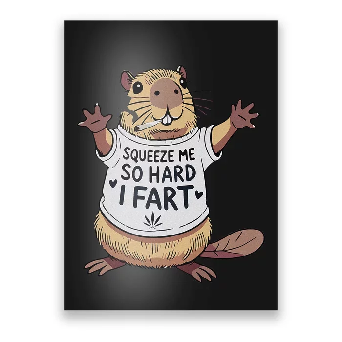 Funny Joke Squeeze Me So Hard I Fart Poster