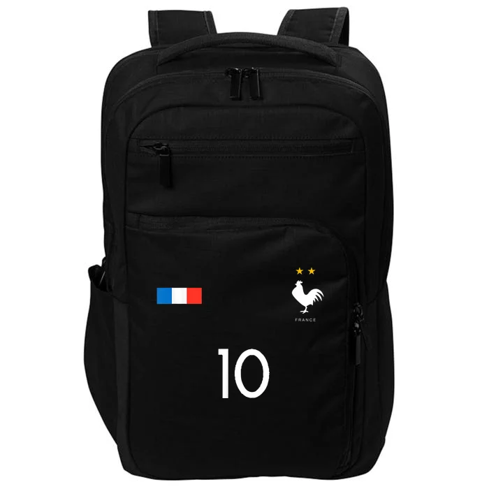 FRANCE JERSEY SHIRT 10 FRENCH FOOTBALL SOCCER MEN WOMEN KIDS Impact Tech Backpack