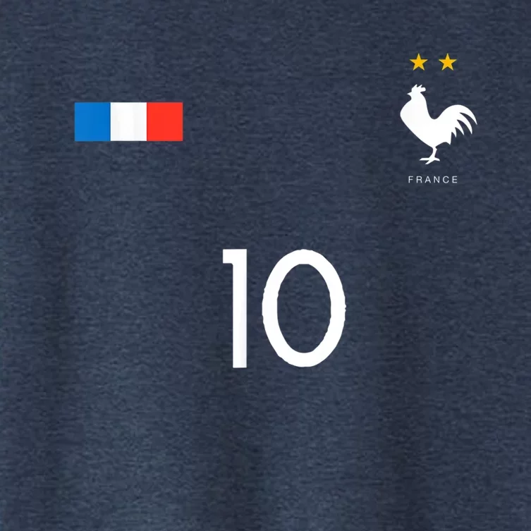 FRANCE JERSEY SHIRT 10 FRENCH FOOTBALL SOCCER MEN WOMEN KIDS Women's Crop Top Tee