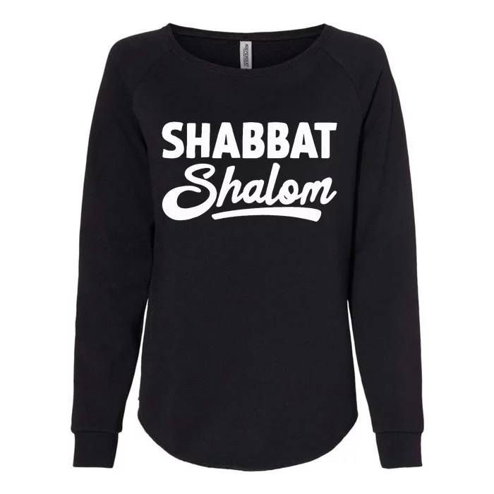 Funny Jewish Shabbat Shalom Jew Womens California Wash Sweatshirt