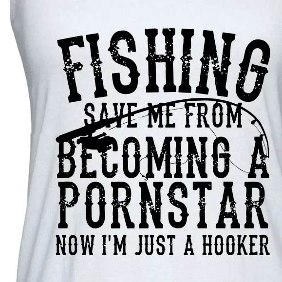 Fisherman Jesus Said Go Fishing Catching Fish Gift Ladies Essential Flowy Tank