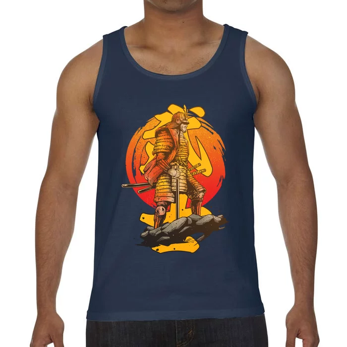 Firey Japanese Samurai Warrior Comfort Colors® Tank Top