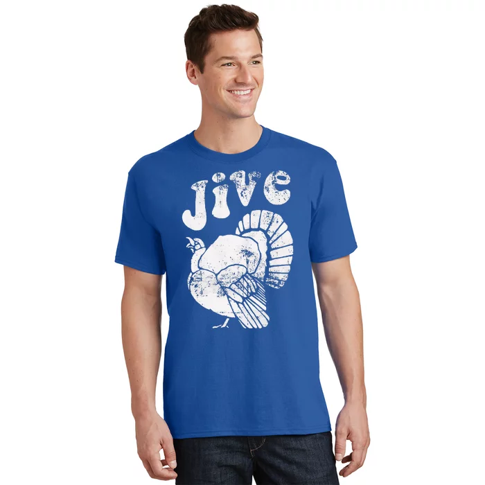 Funny Jive Thanksgiving Turkey Day Retro Holiday T-Shirt