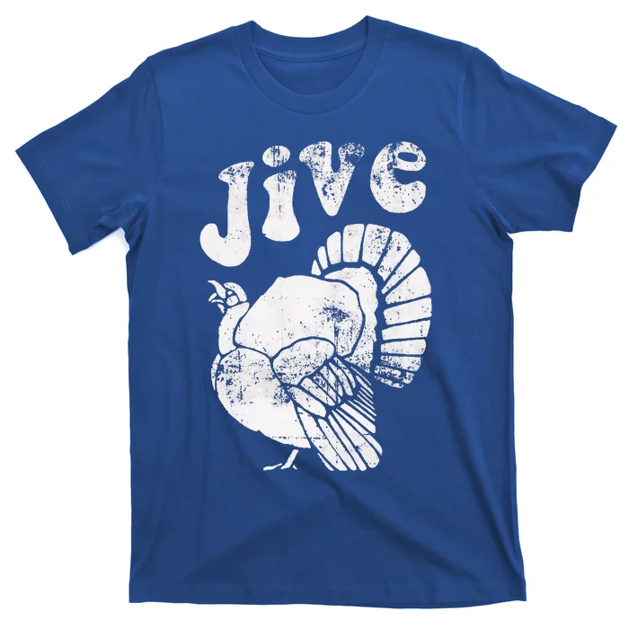 Funny Jive Thanksgiving Turkey Day Retro Holiday T-Shirt