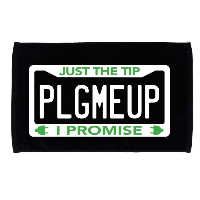 Funny Just The Tip Car Green Energy Earth Day Save Planet Gift Microfiber Hand Towel