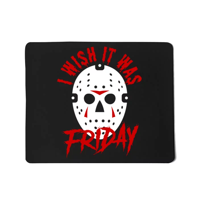 Friday Jason Voorhees Horror Movie Mask Halloween Mousepad