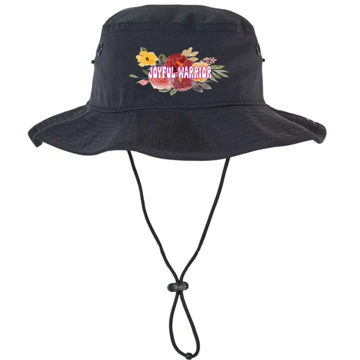 Floral Joyful Warrior For Kamala Harris Walz Madam President Legacy Cool Fit Booney Bucket Hat