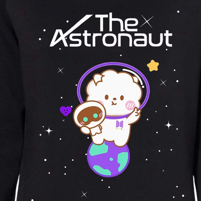 Funny Jin Wootteo the Astronaut K-Pop Womens California Wash Sweatshirt