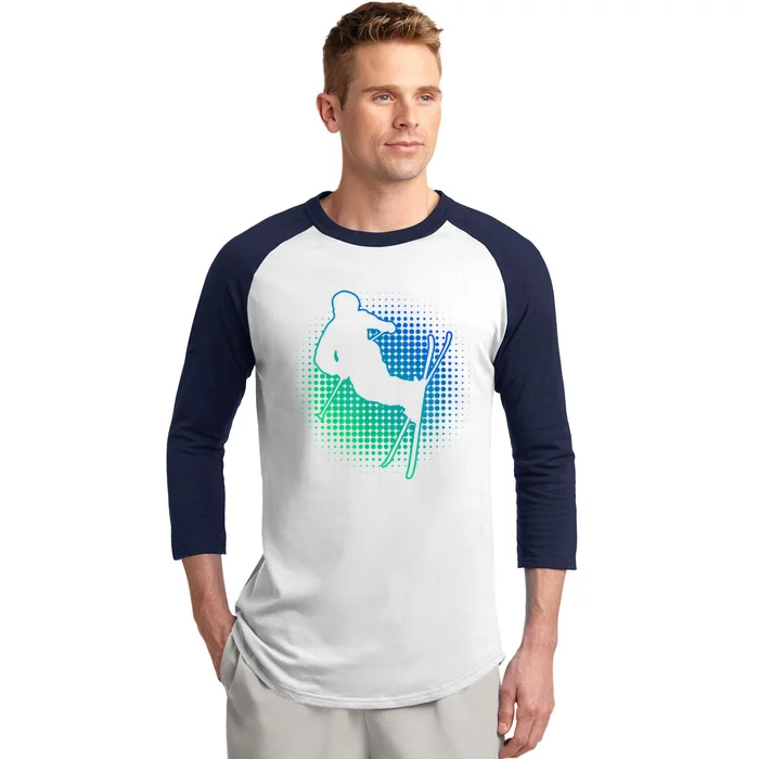 Freestyle Jumping Wo's 'S Ski Baseball Sleeve Shirt