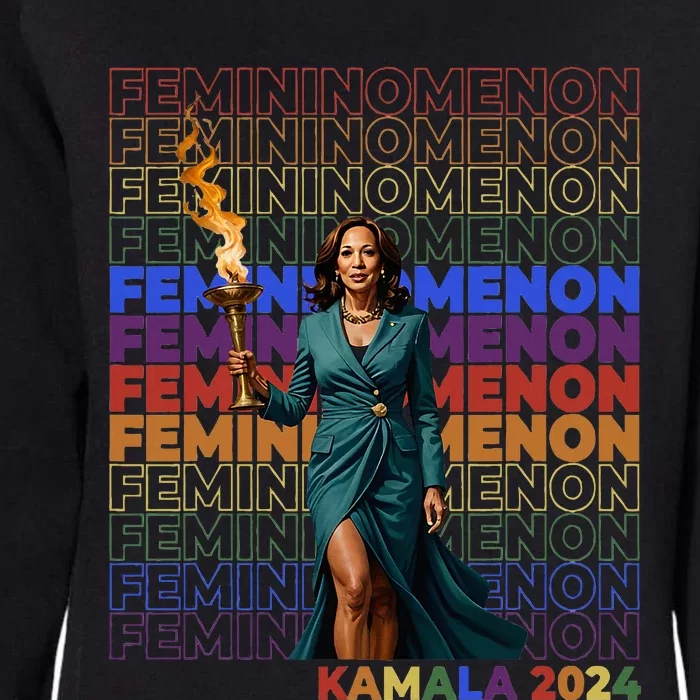 Femininomenon Kamala 2024 Womens California Wash Sweatshirt