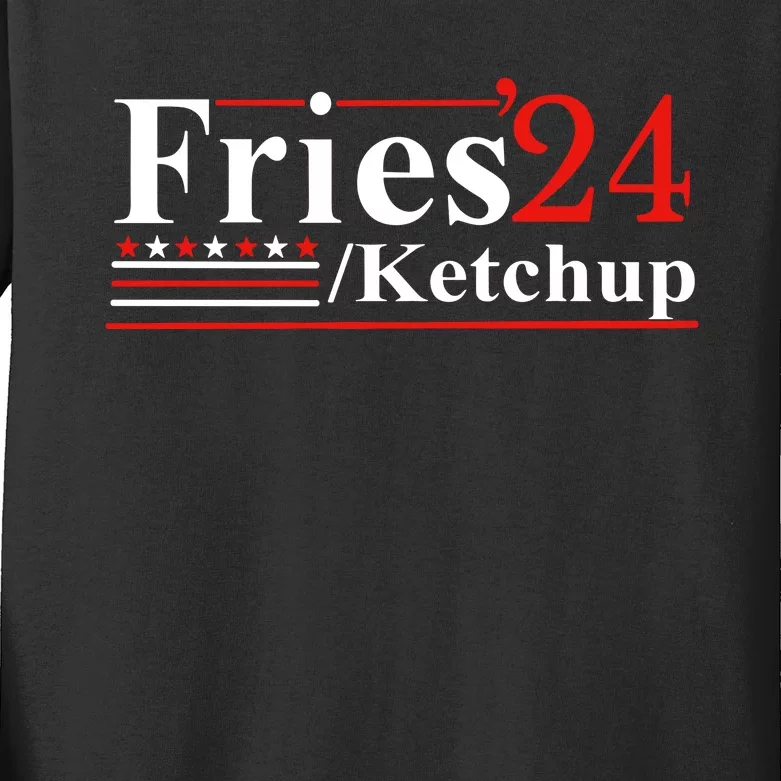 Fries K.E.T.C.H.U.P 24 Kids Long Sleeve Shirt