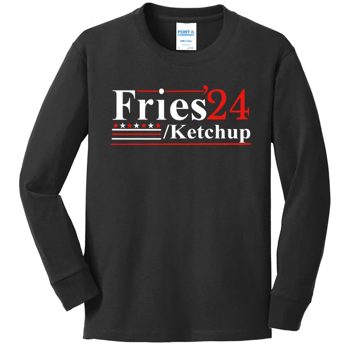 Fries K.E.T.C.H.U.P 24 Kids Long Sleeve Shirt