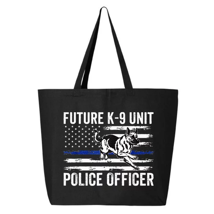 Future K 9 Unit Police Officer Proud Law Enforcement 25L Jumbo Tote