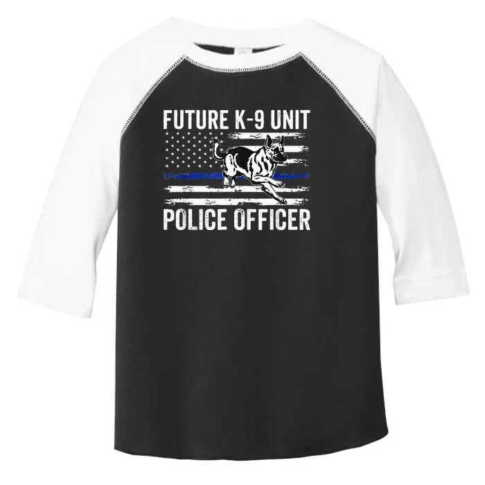 Future K 9 Unit Police Officer Proud Law Enforcement Toddler Fine Jersey T-Shirt