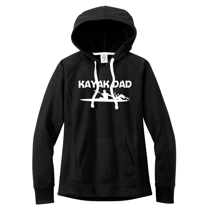 Funny Kayak Art For Dad Papa Kayaking Paddling Canoe Kayaks Funny Gift Women's Fleece Hoodie