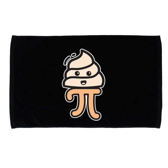 Funny Kawaii Anime Japanese Coconut Cream Pie Gift Pi Day 3 14 Gift Microfiber Hand Towel