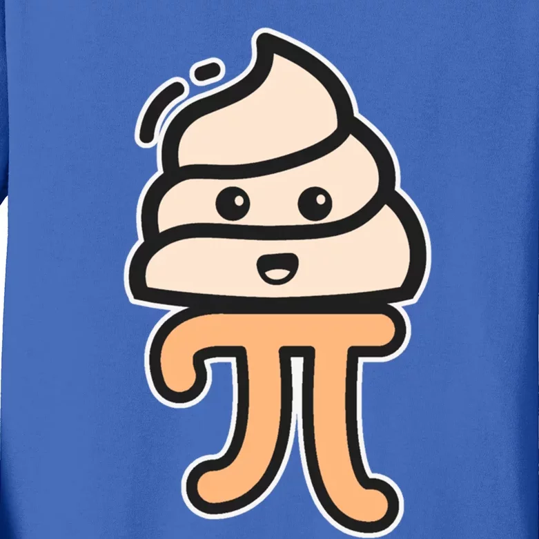 Funny Kawaii Anime Japanese Coconut Cream Pie Gift Pi Day 3 14 Gift Kids Long Sleeve Shirt