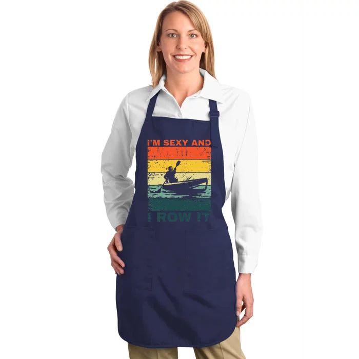 Funny Kayak Art For   Kayak Fishing Full-Length Apron With Pocket