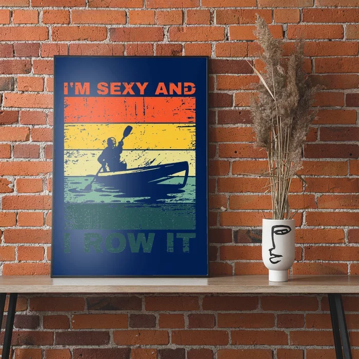 Funny Kayak Art For   Kayak Fishing Poster