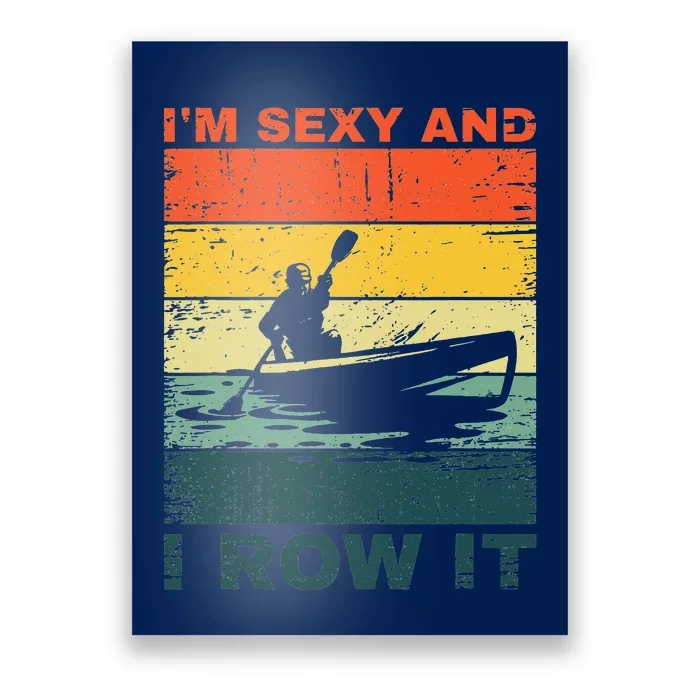 Funny Kayak Art For   Kayak Fishing Poster