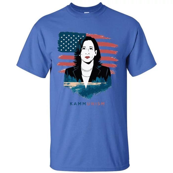 Funny Kammunist Anti Kamala Harris Funny Election 2024 Tall T-Shirt