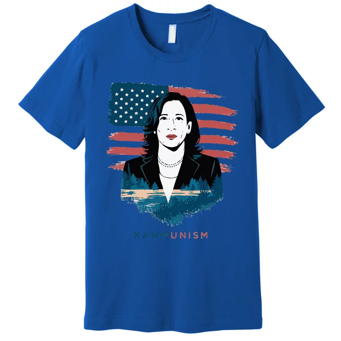 Funny Kammunist Anti Kamala Harris Funny Election 2024 Premium T-Shirt