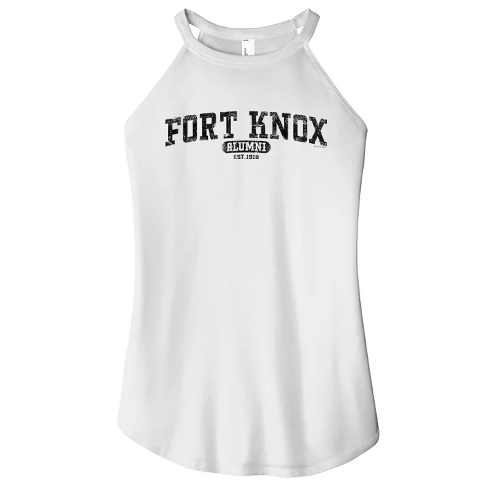 Fort Knox Alumni Retro Army Base Kentucky Women’s Perfect Tri Rocker Tank