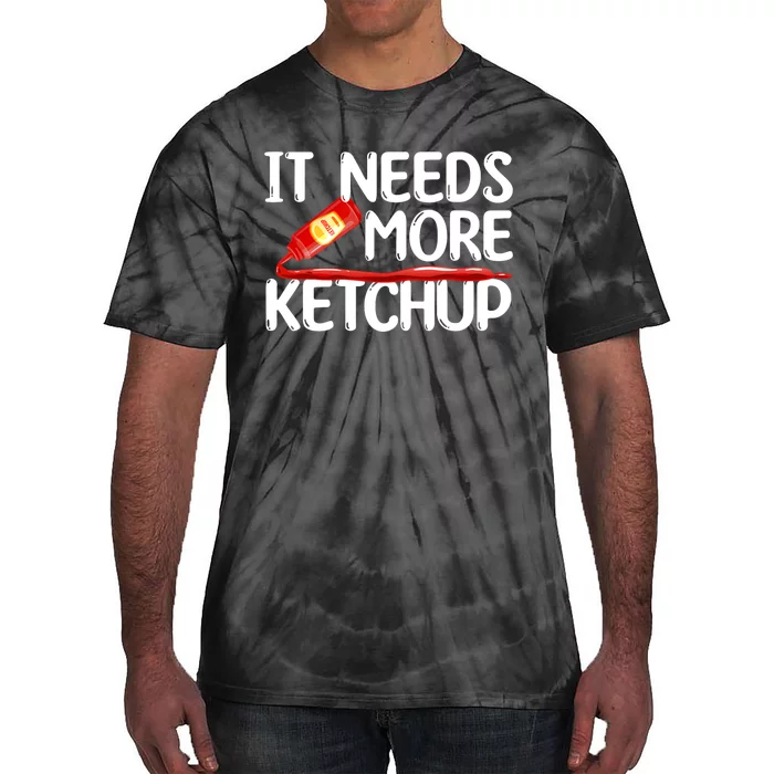 Funny Ketchup Art For Men Women Kids Catsup Condiment Lovers Tie-Dye T-Shirt